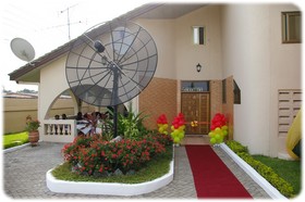 Entrance to Elmeiz Place Guest House in Accra Ghana